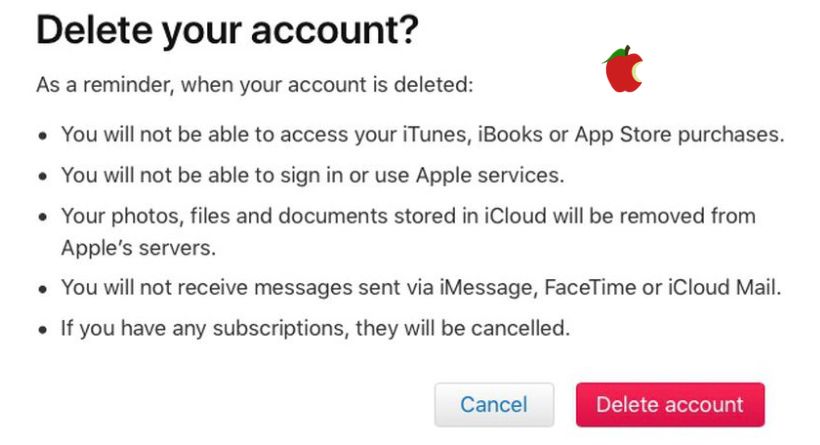 How to Deactivate or Delete Your Apple ID , Account and Data-10