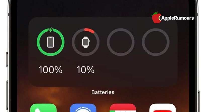 On iPhone, how to show battery percentage-4