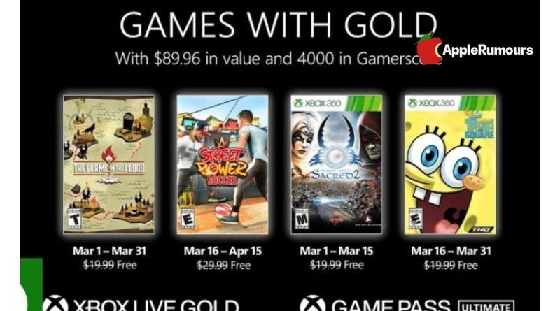 New Xbox Games with Gold March 2022 include Flame in the Flood, Sacred 2 and more-featured
