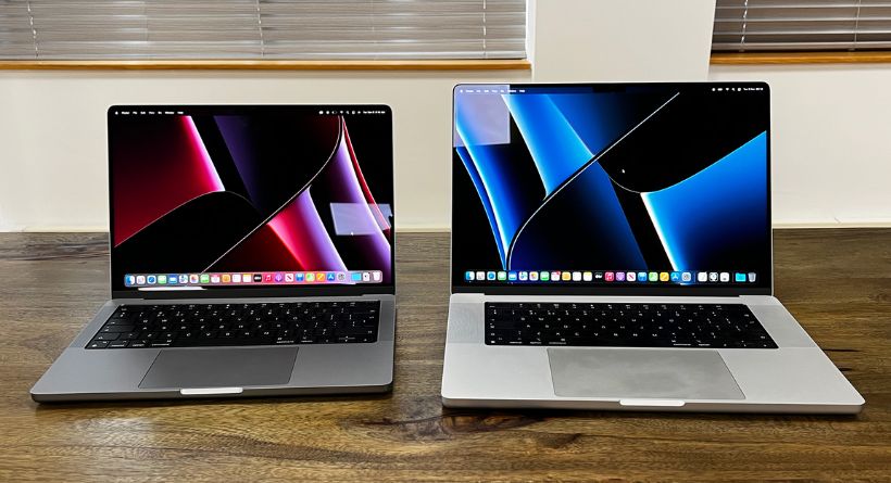 Current 14-inch and 16-inch MacBook Pro