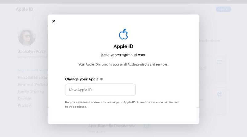change apple id email